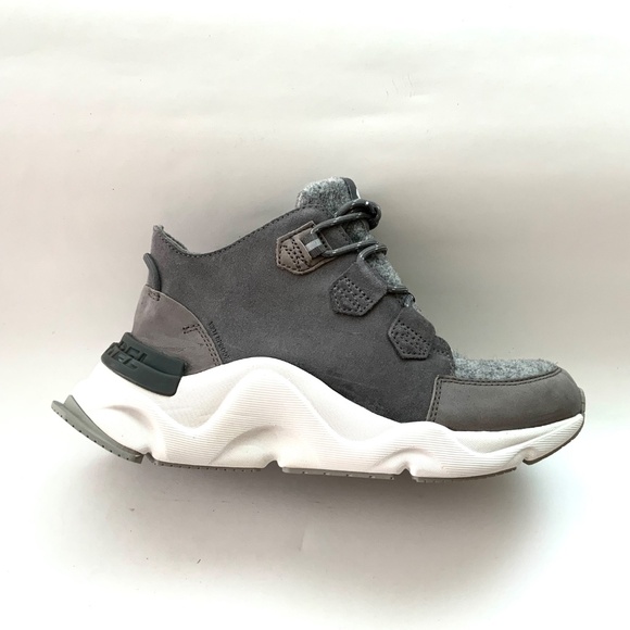 Sorel Kinetic Caribou Grey Suede Boot Sneaker Waterproof Leather Winter Boot 7.5 - Picture 10 of 14